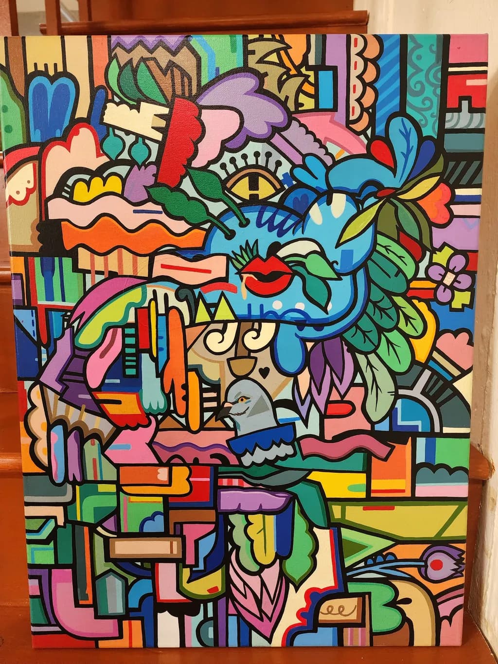 Colorful Urban Tapestry