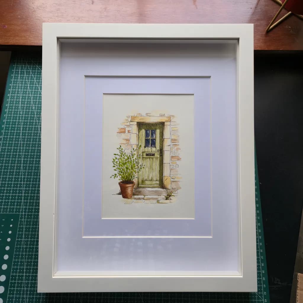 Green Doorway Plant