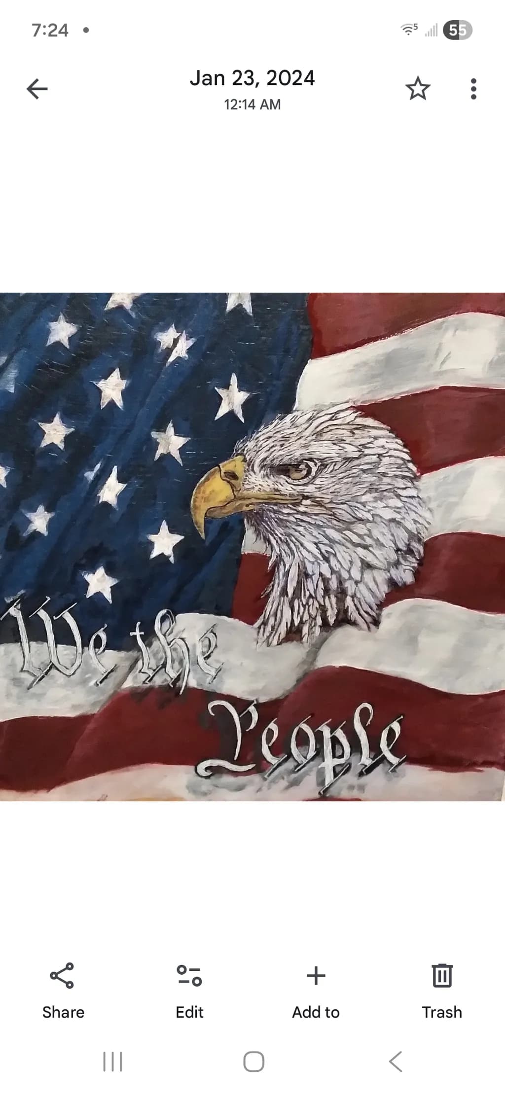 We the People Eagle