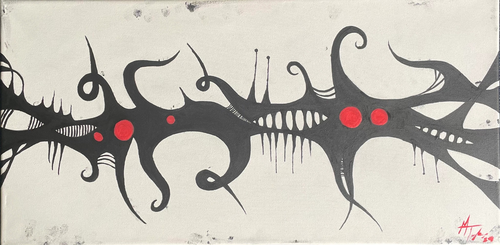 Spiky Black Form