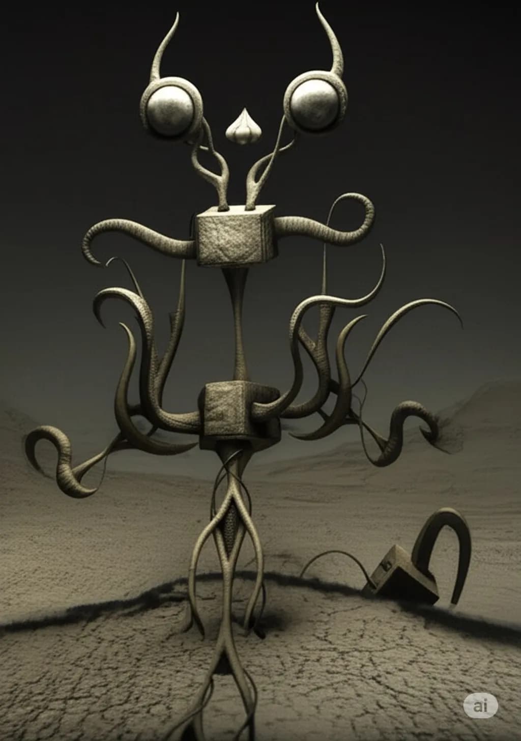 Desert Creature Sculpture