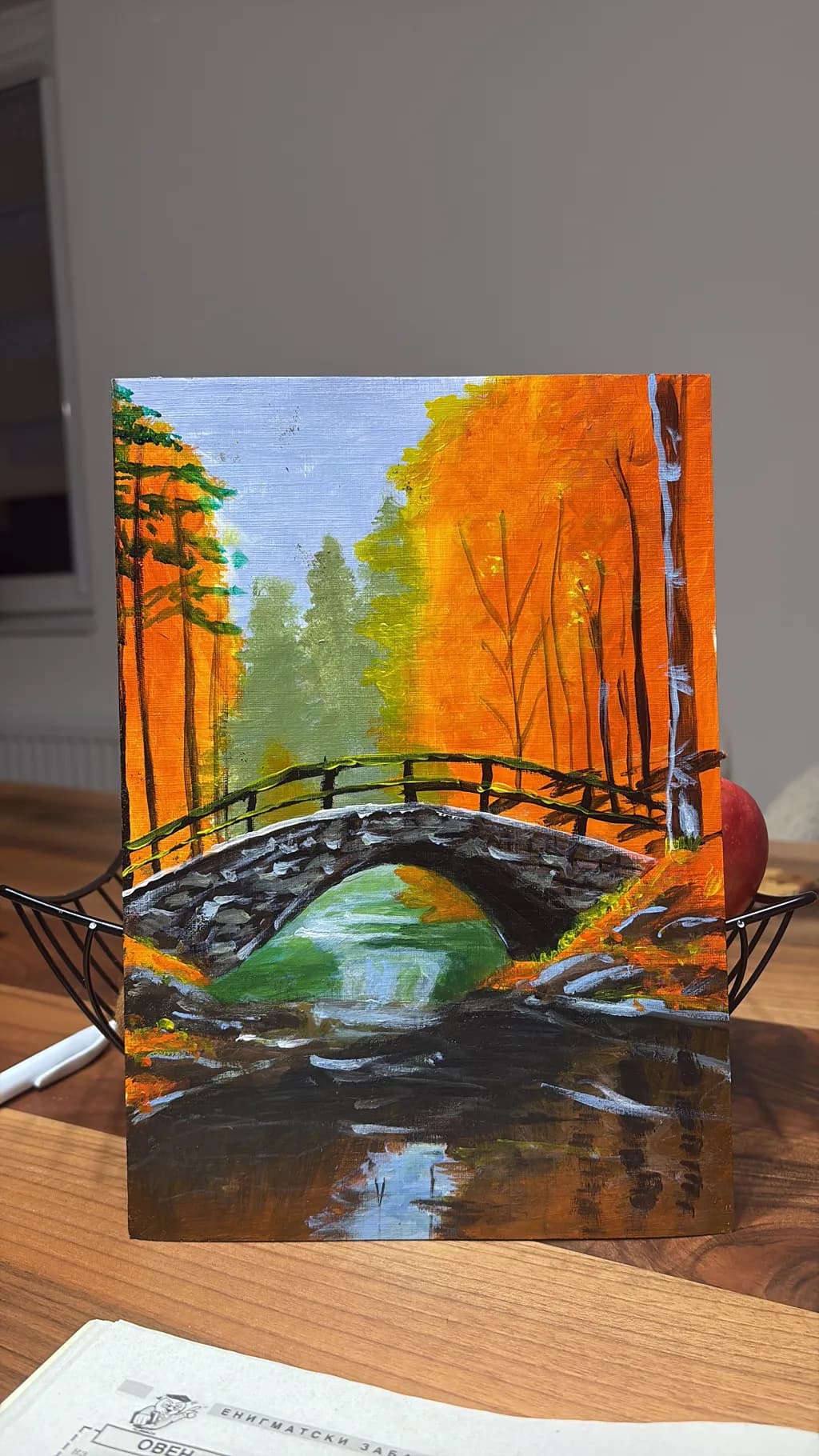 Autumn Bridge Reflection