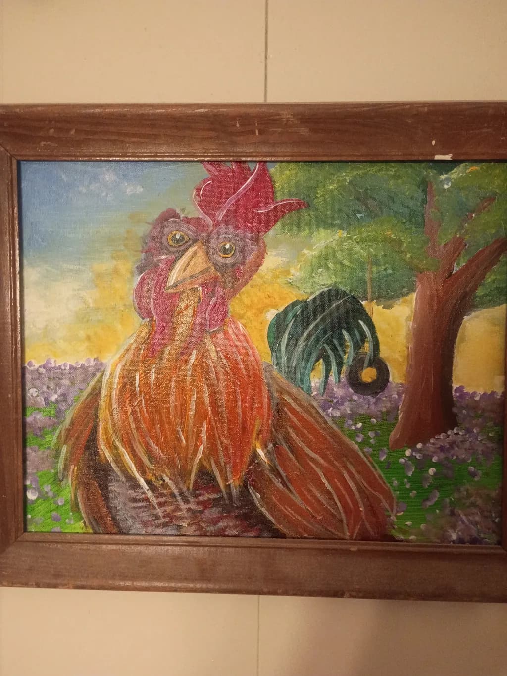 Curious Rooster