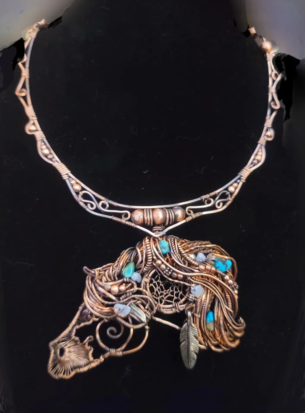 Copper Stallion Pendant