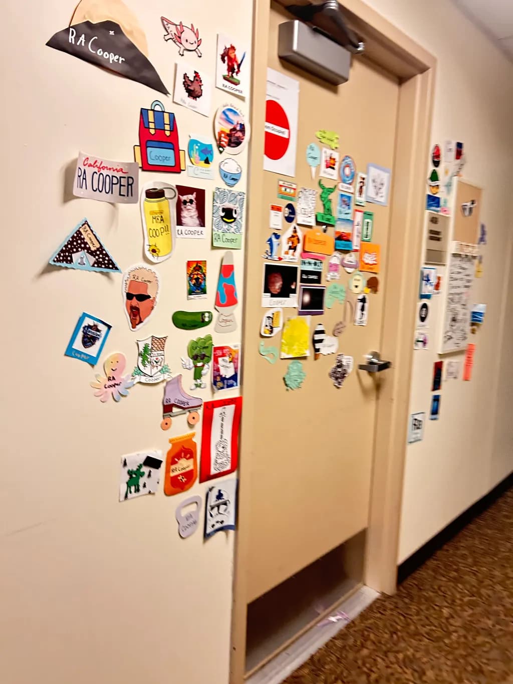 Sticker Collage Wall