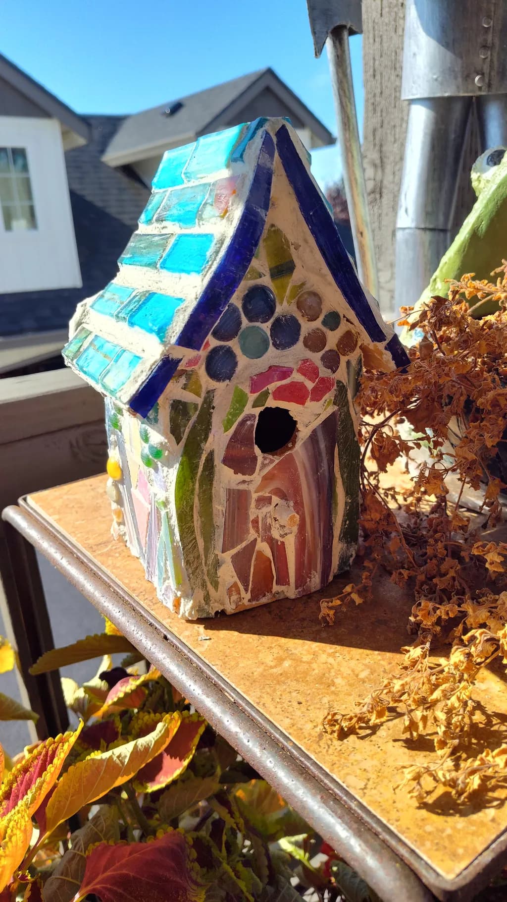Mosaic Birdhouse