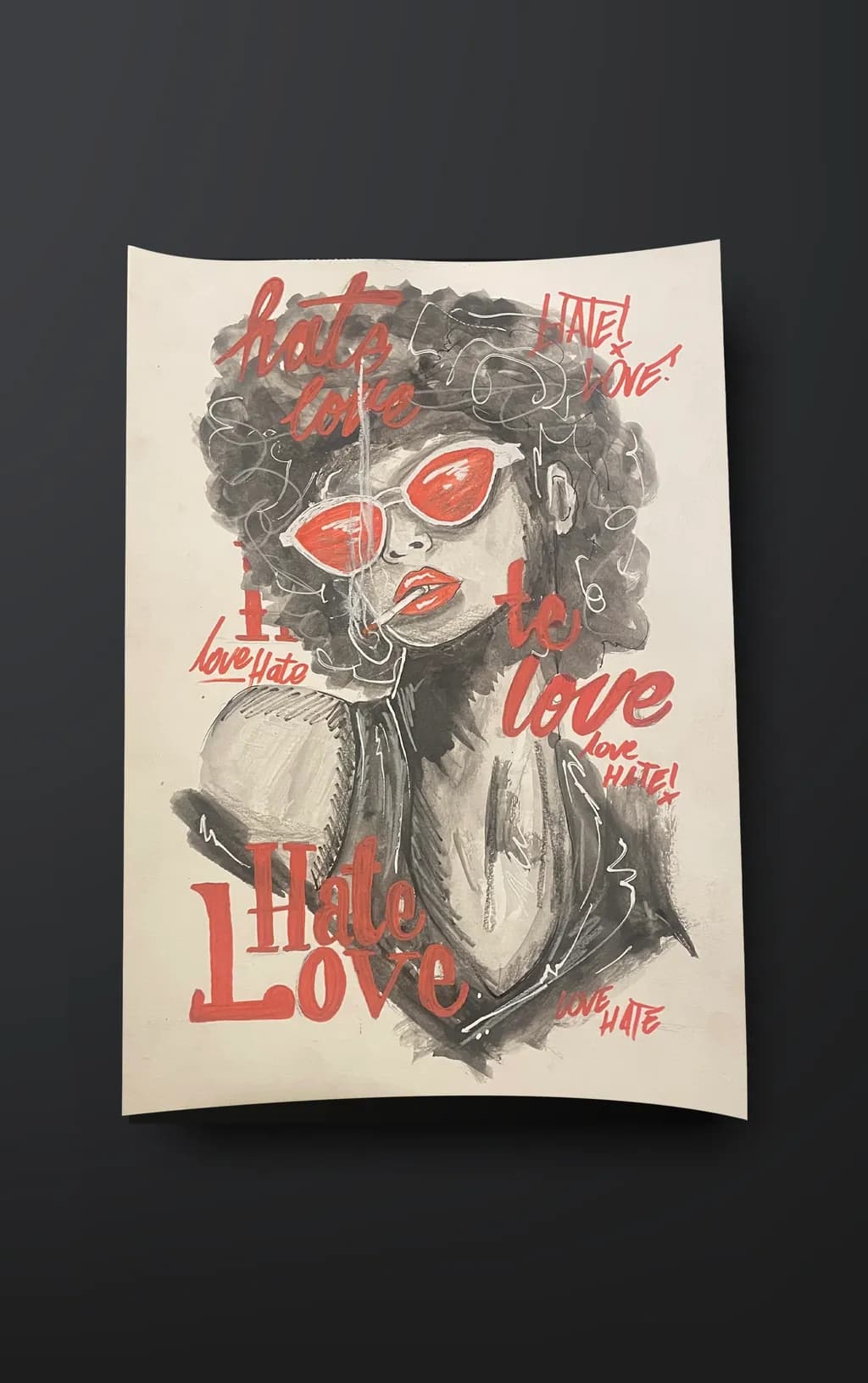 Love and Hate Contrast