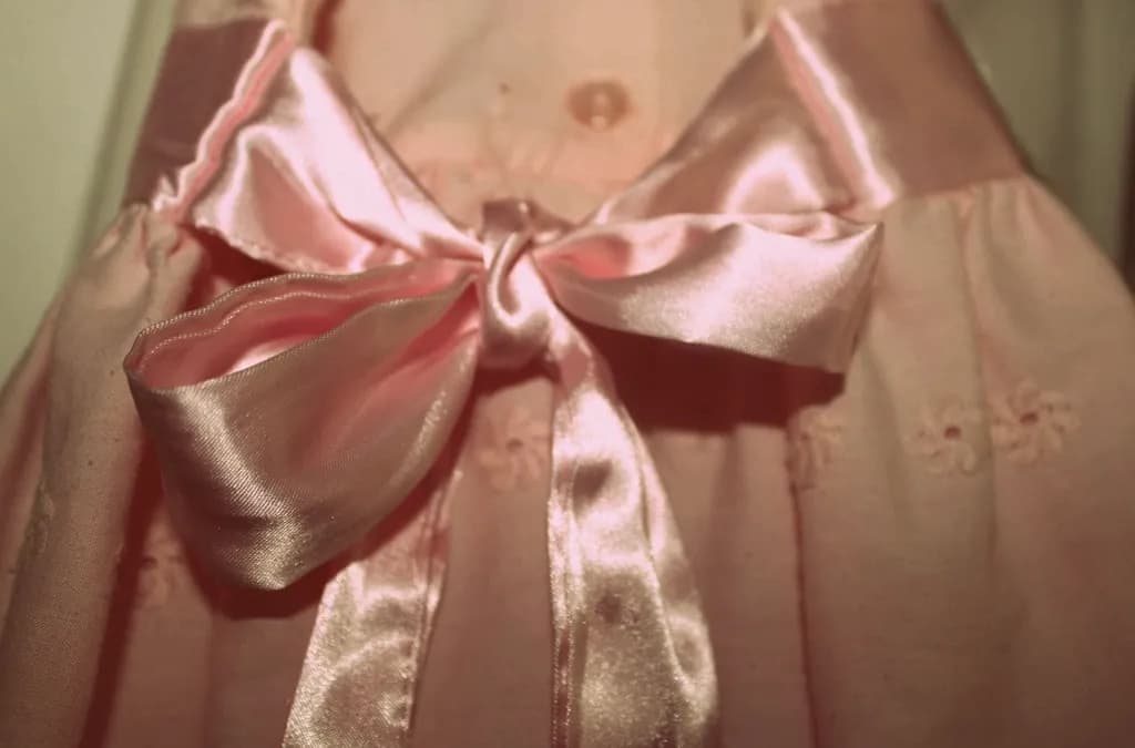 Blush Satin Bow
