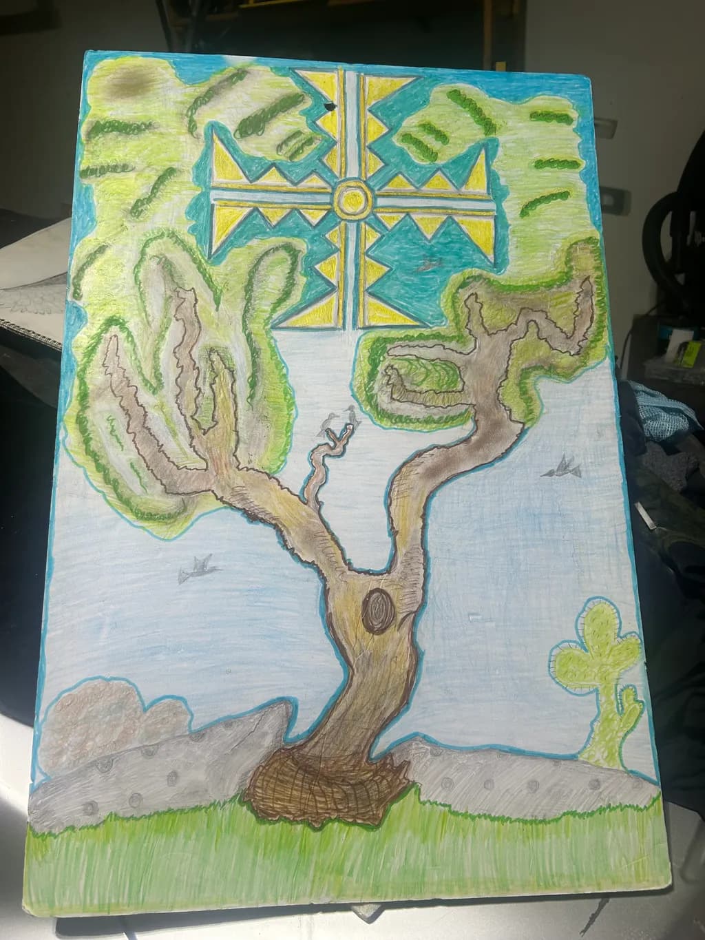 Island Tree Compass