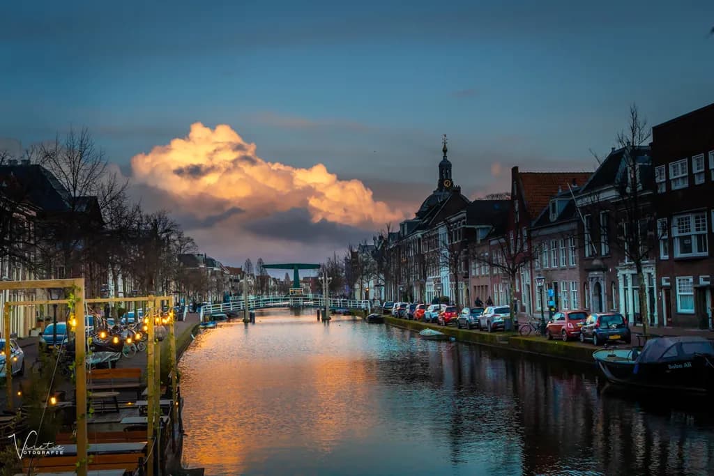Leiden Canal Twilight