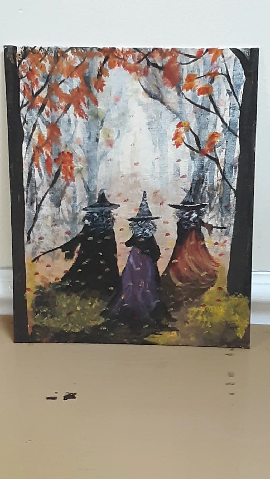 Witches in Autumn Forest