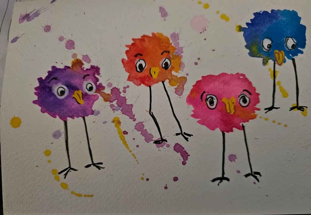 Colorful Flock