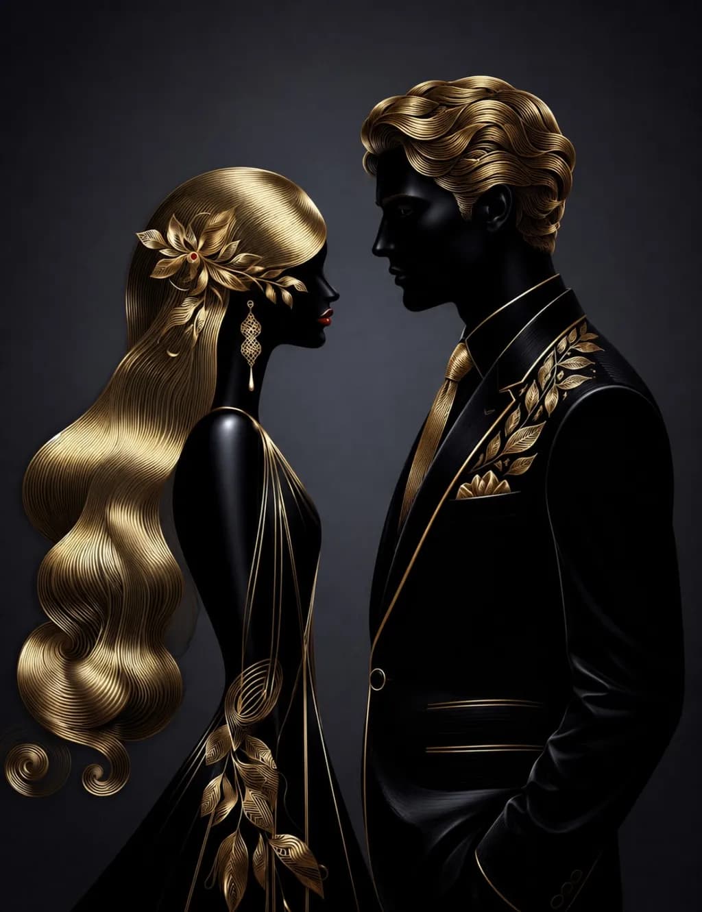 Golden Silhouettes