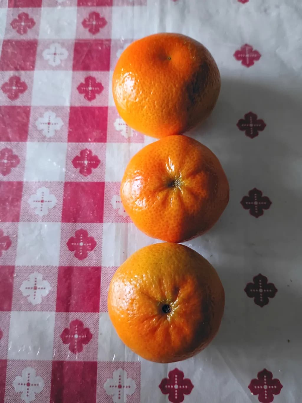 Three Tangerines Arrangement
