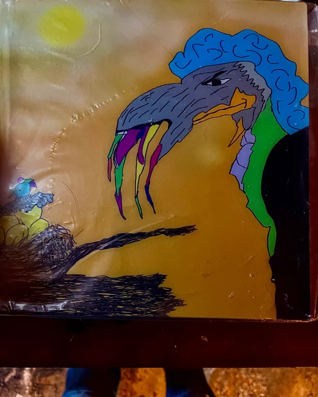Colorful Beak Encounter