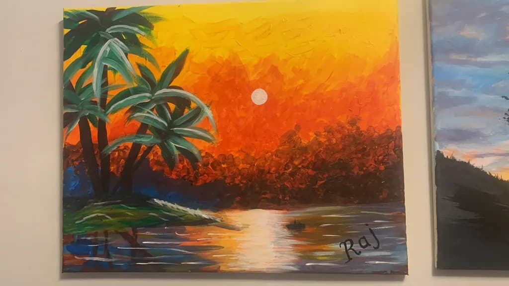 Tropical Dusk Reflection