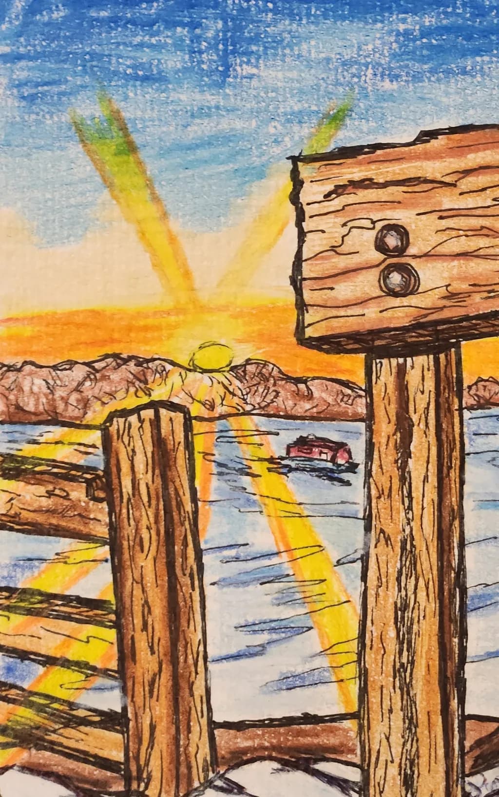 Sunset Dockside