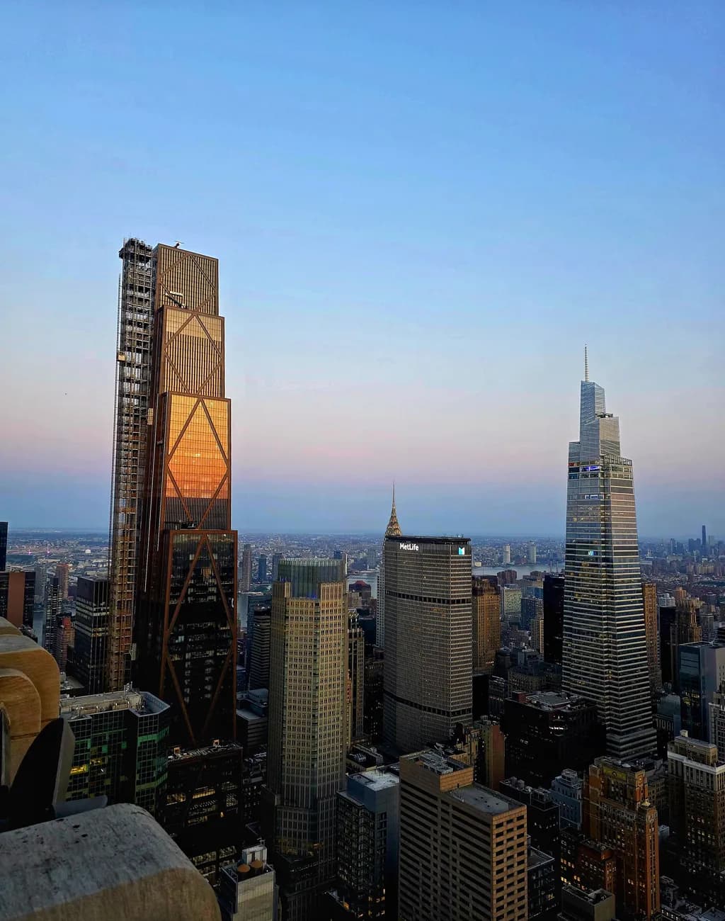 Golden Reflection Skyline