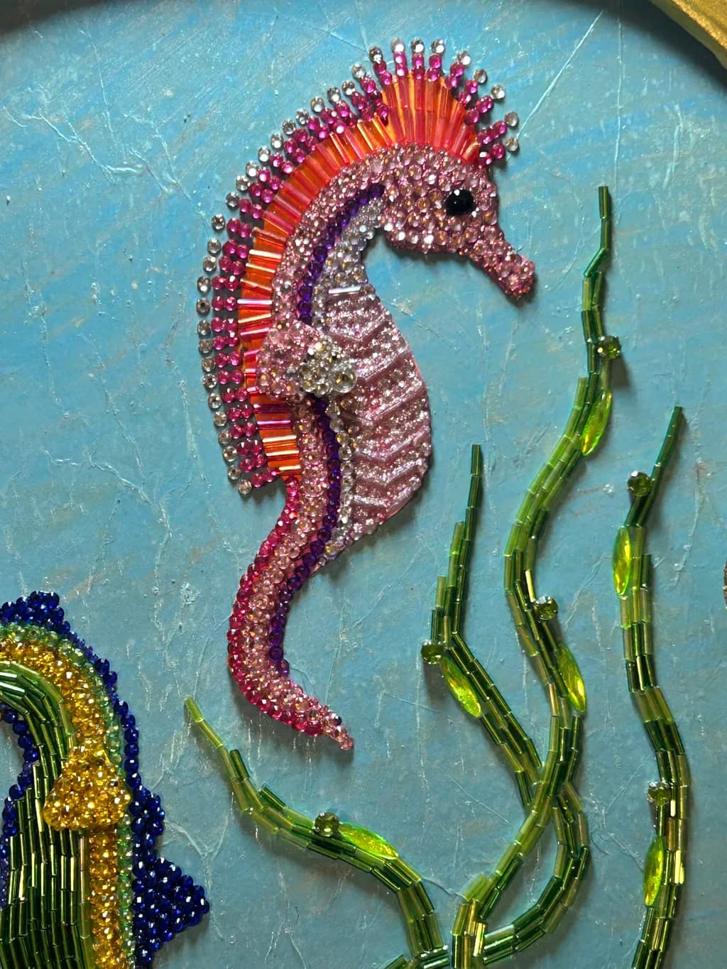 Crystal Seahorse Mosaic