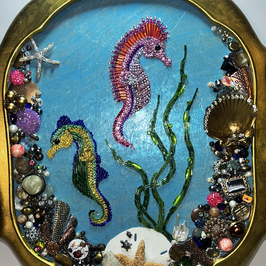 Seashell Seahorses