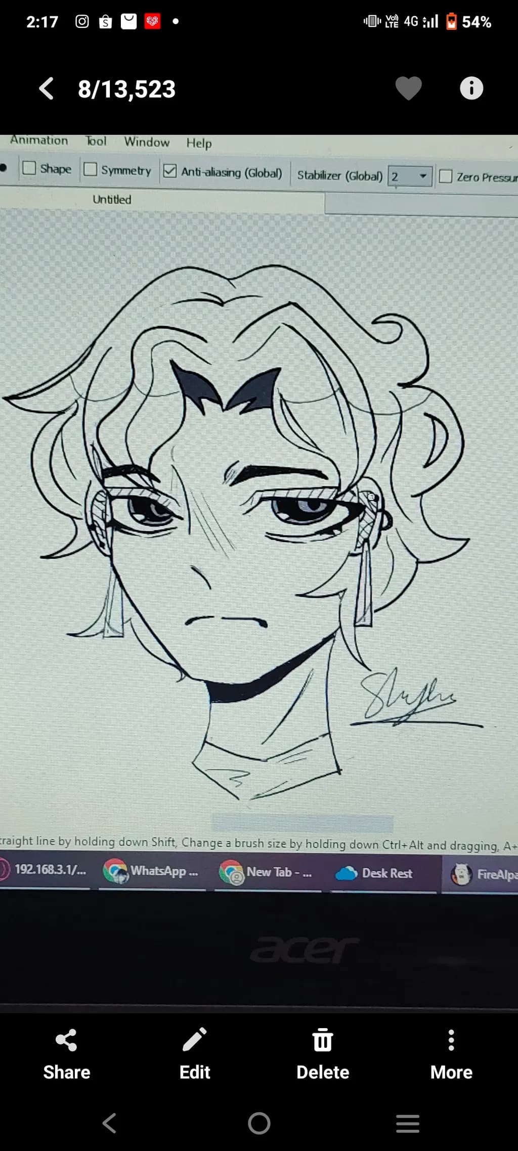Pensive Gaze