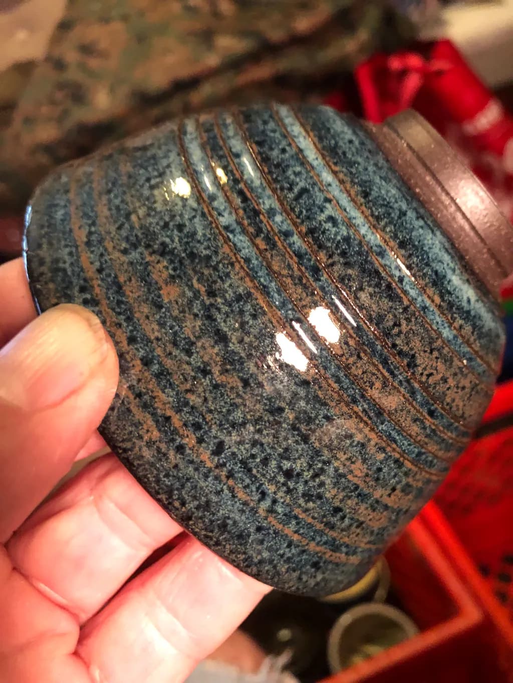Speckled Strata Vessel