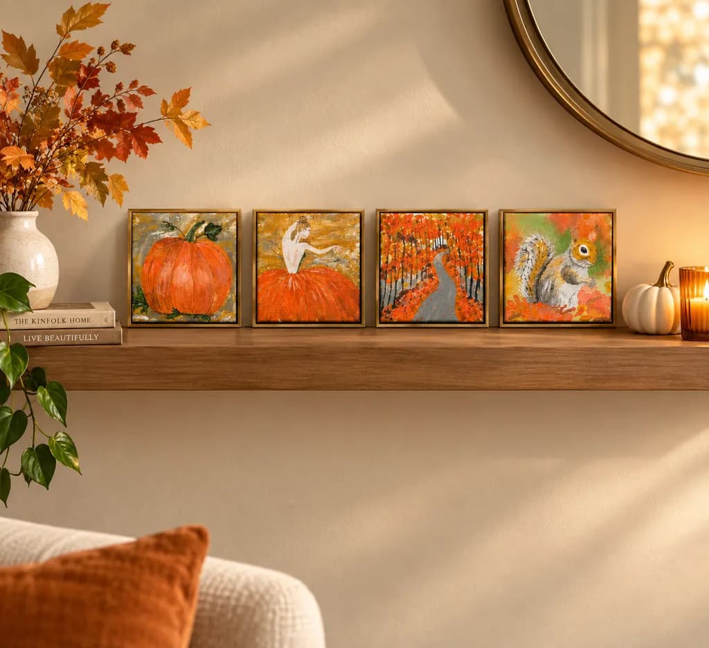 Autumn Gallery Shelf