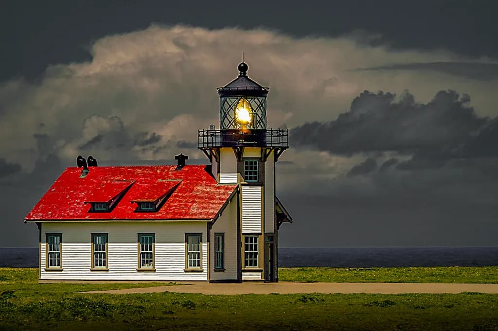 Ft Bragg Lighthouse Glow