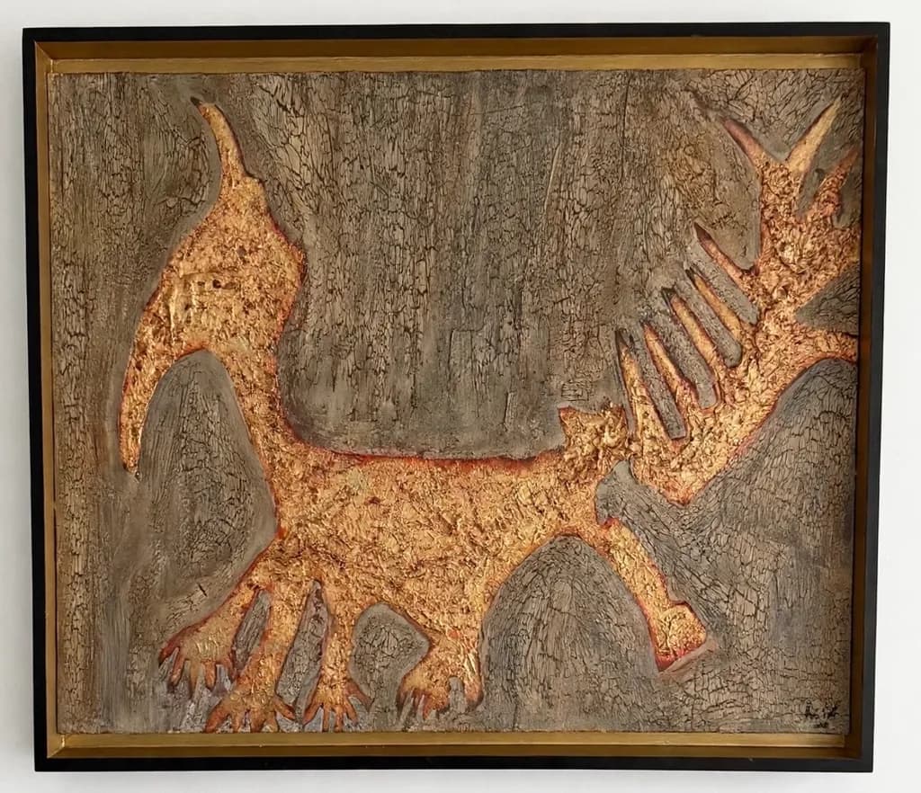 Golden Stag Relief