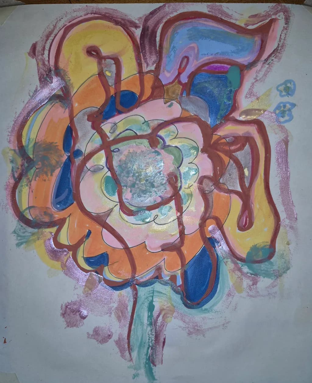 Abstract Floral Composition