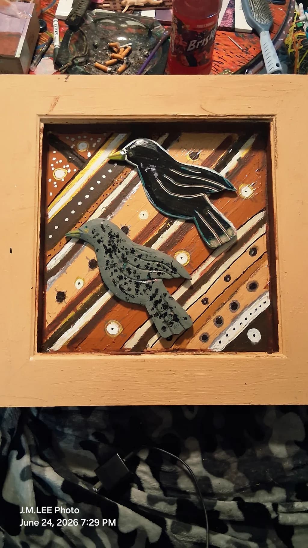 Two Birds on Terra Canvas