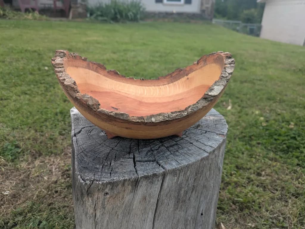 Rustic Bark Bowl