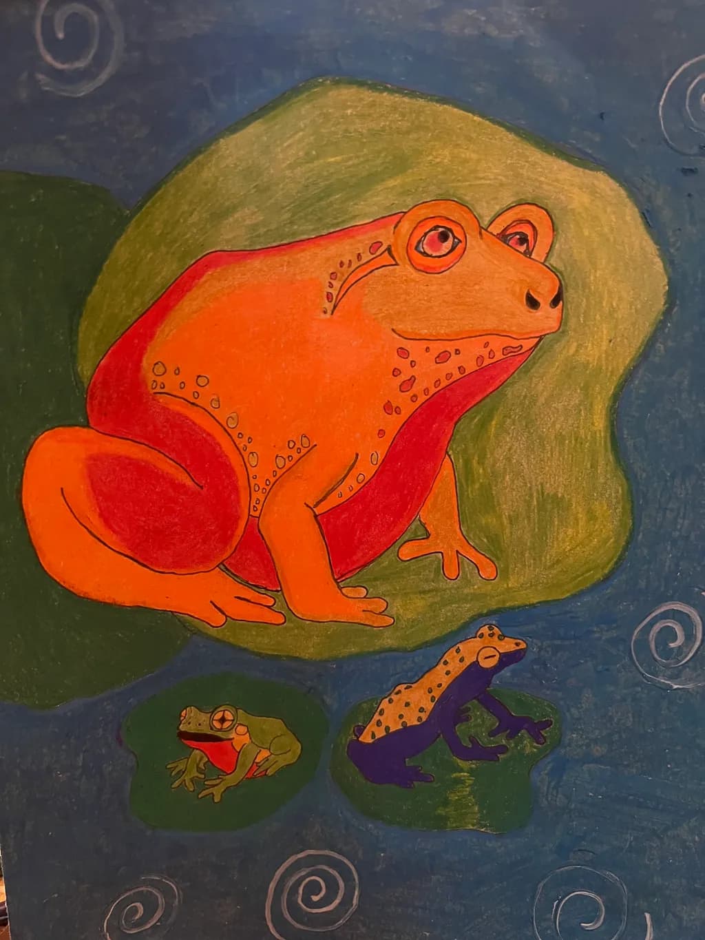 Lily Pad Frog Trio