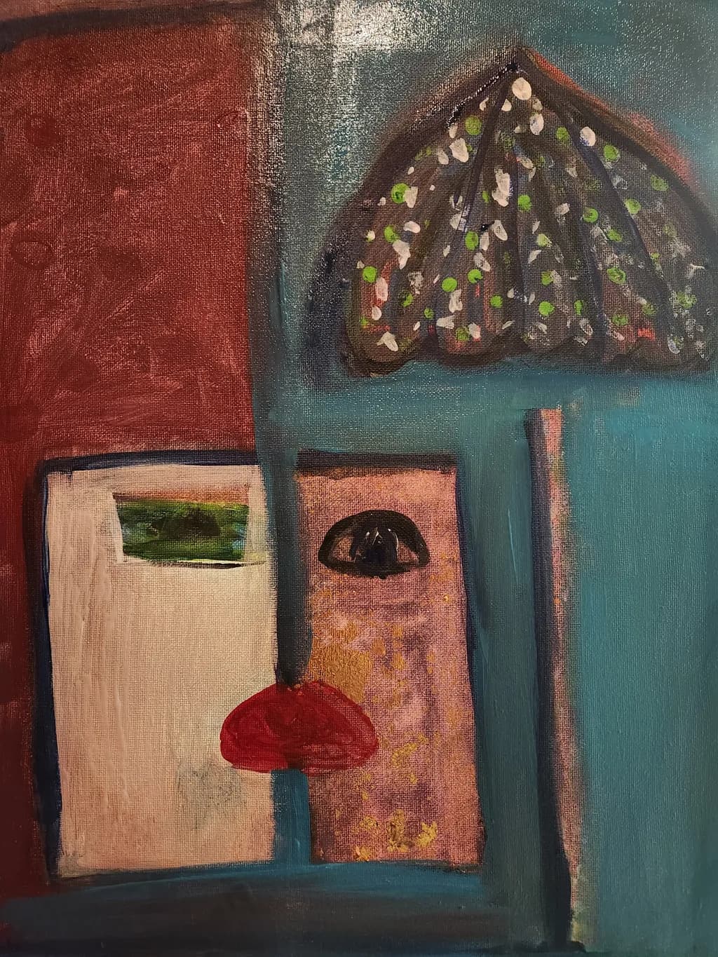 Abstract Portrait with Umbrella