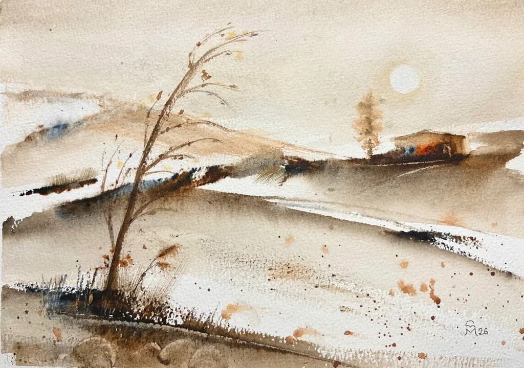 Dusky Hillside