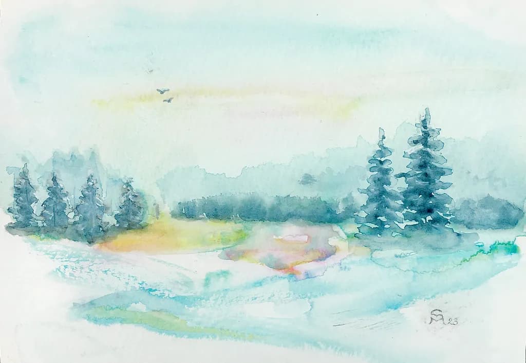 Misty Woodland Breeze