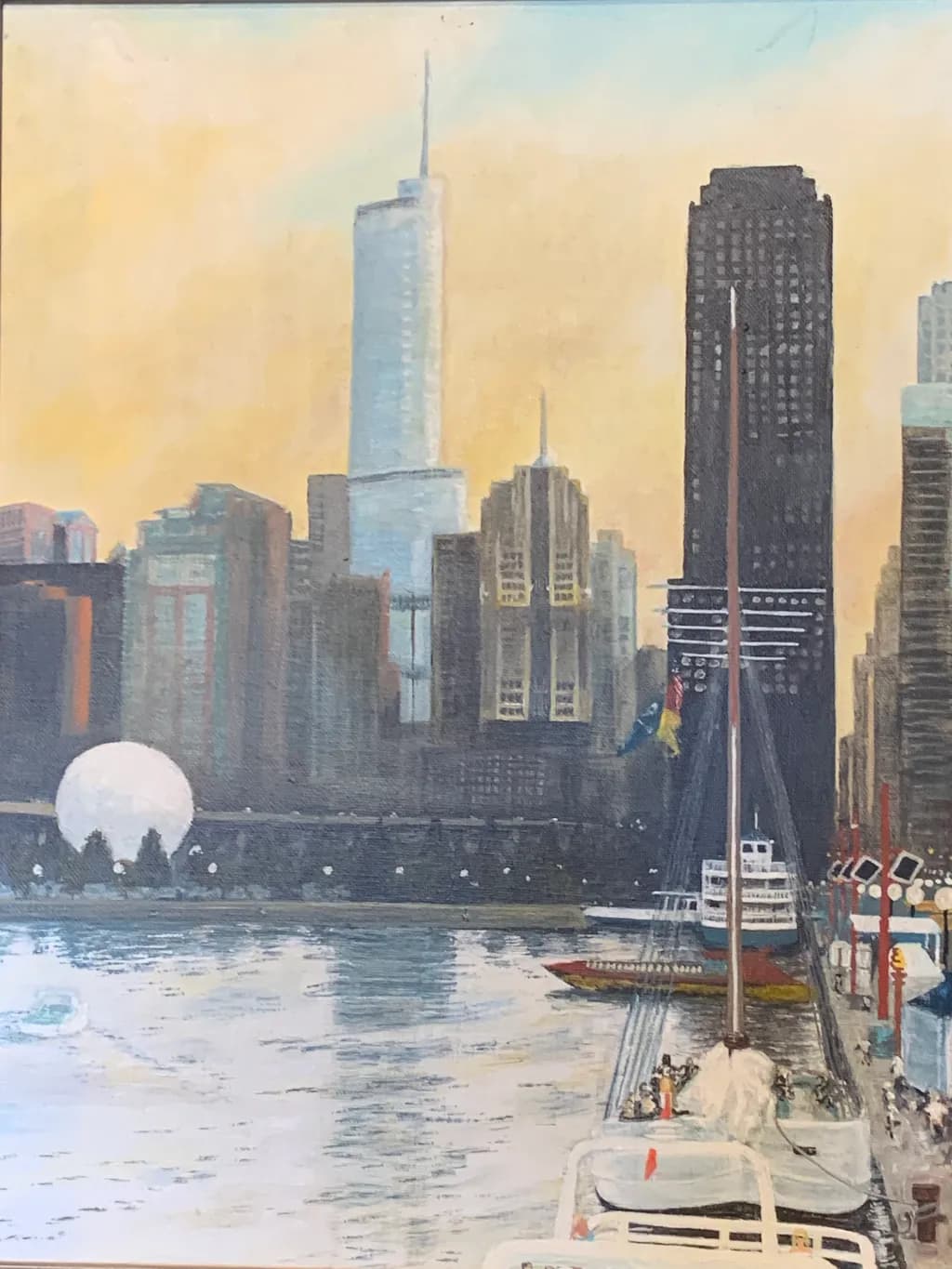 Dusk Harbor View
