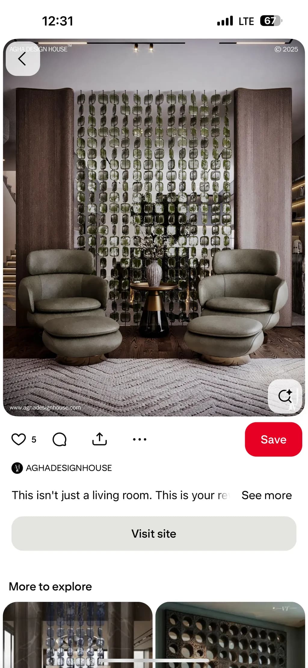 Modern Lounge Serenity