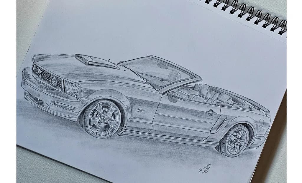 GT Convertible Sketch