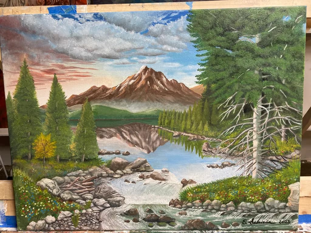 Mountain Mirror Lake