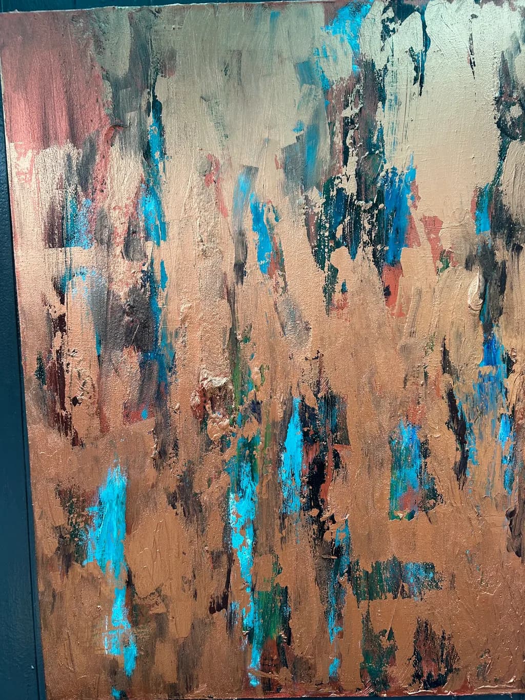 Rust and Turquoise Shadows