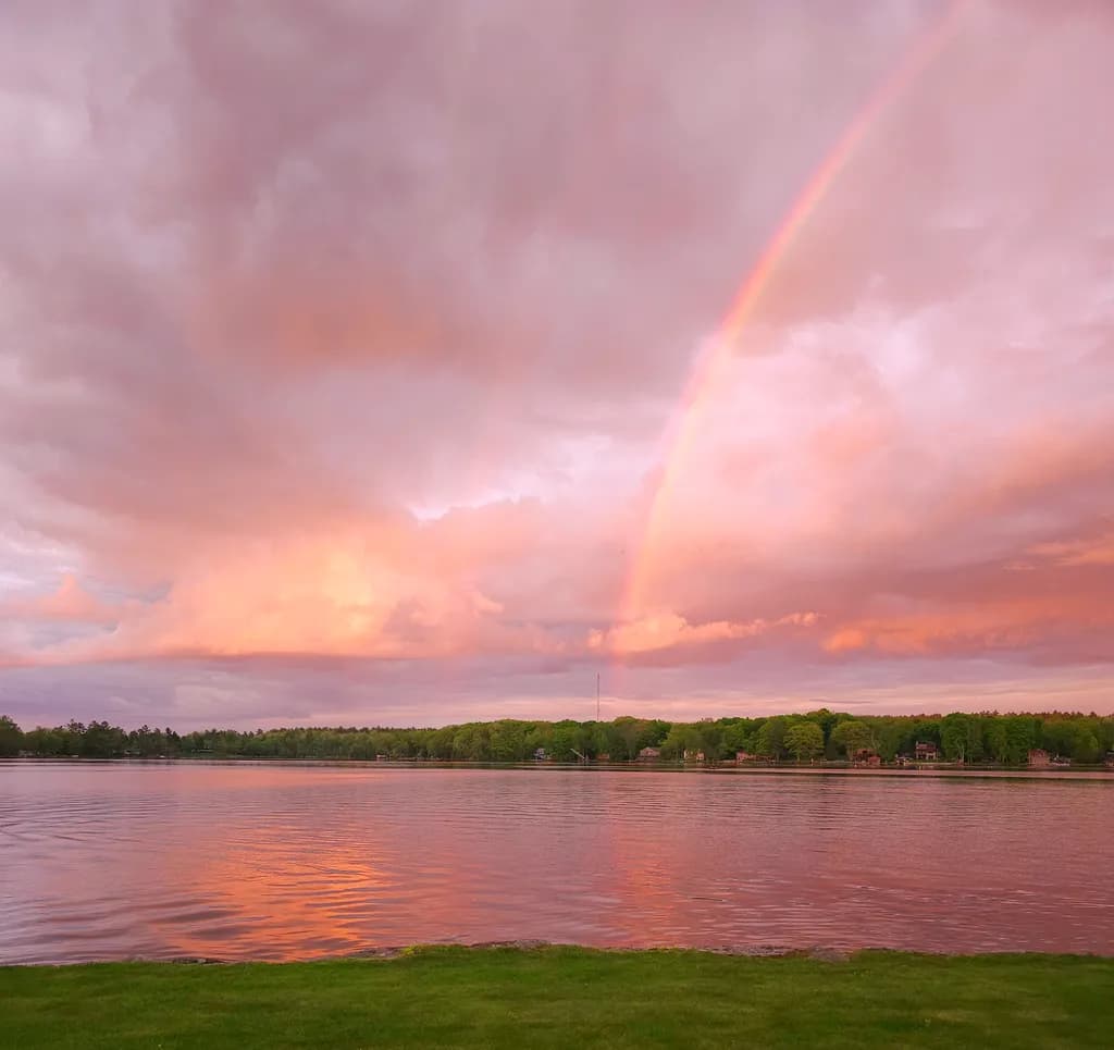 Pink Sky Rainbow
