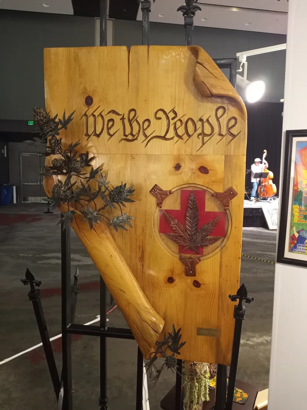 We the People Woodcarving
