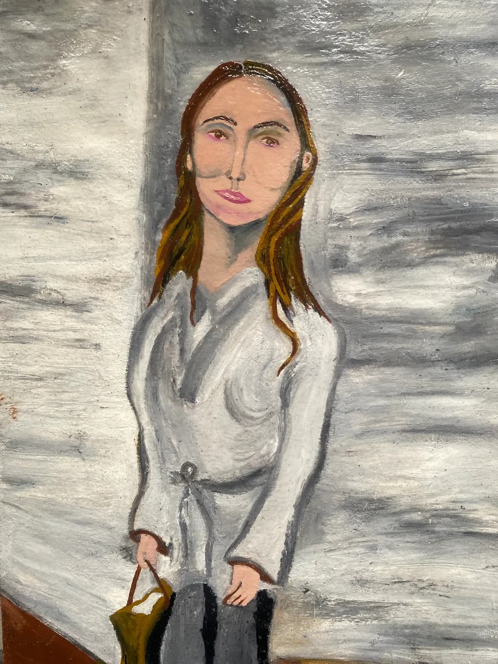 Contemplative Figure