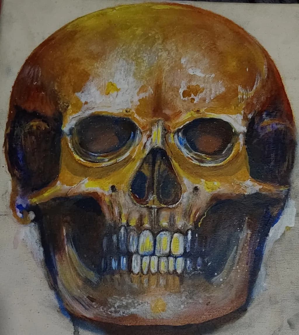 Golden Skull Study