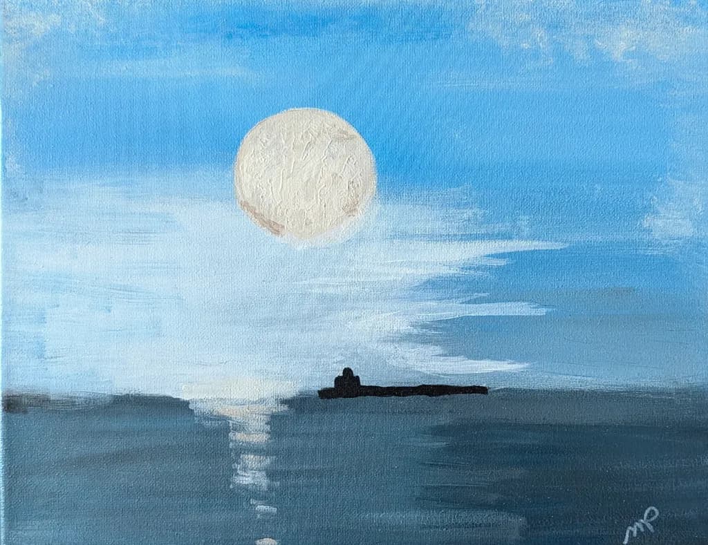 Moonlit Harbor