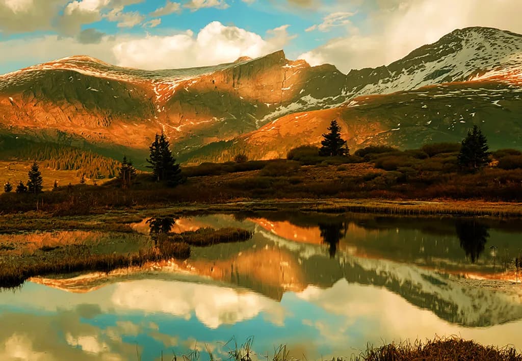 Golden Ridge Reflection