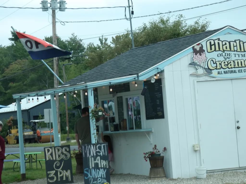 Old-Time Ice Cream Stand