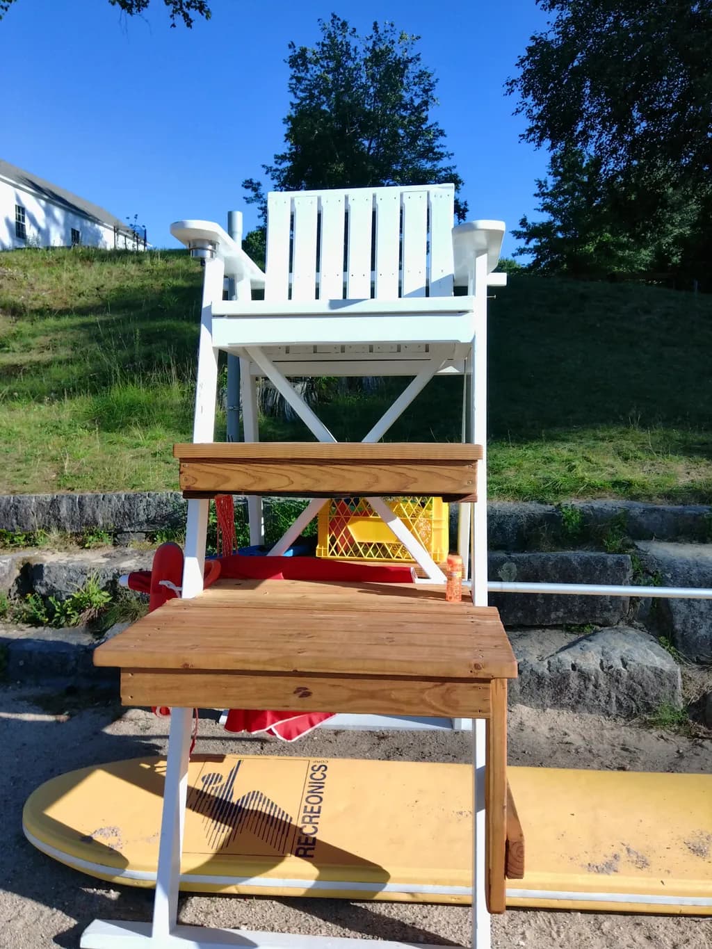 Sunlit White Chair