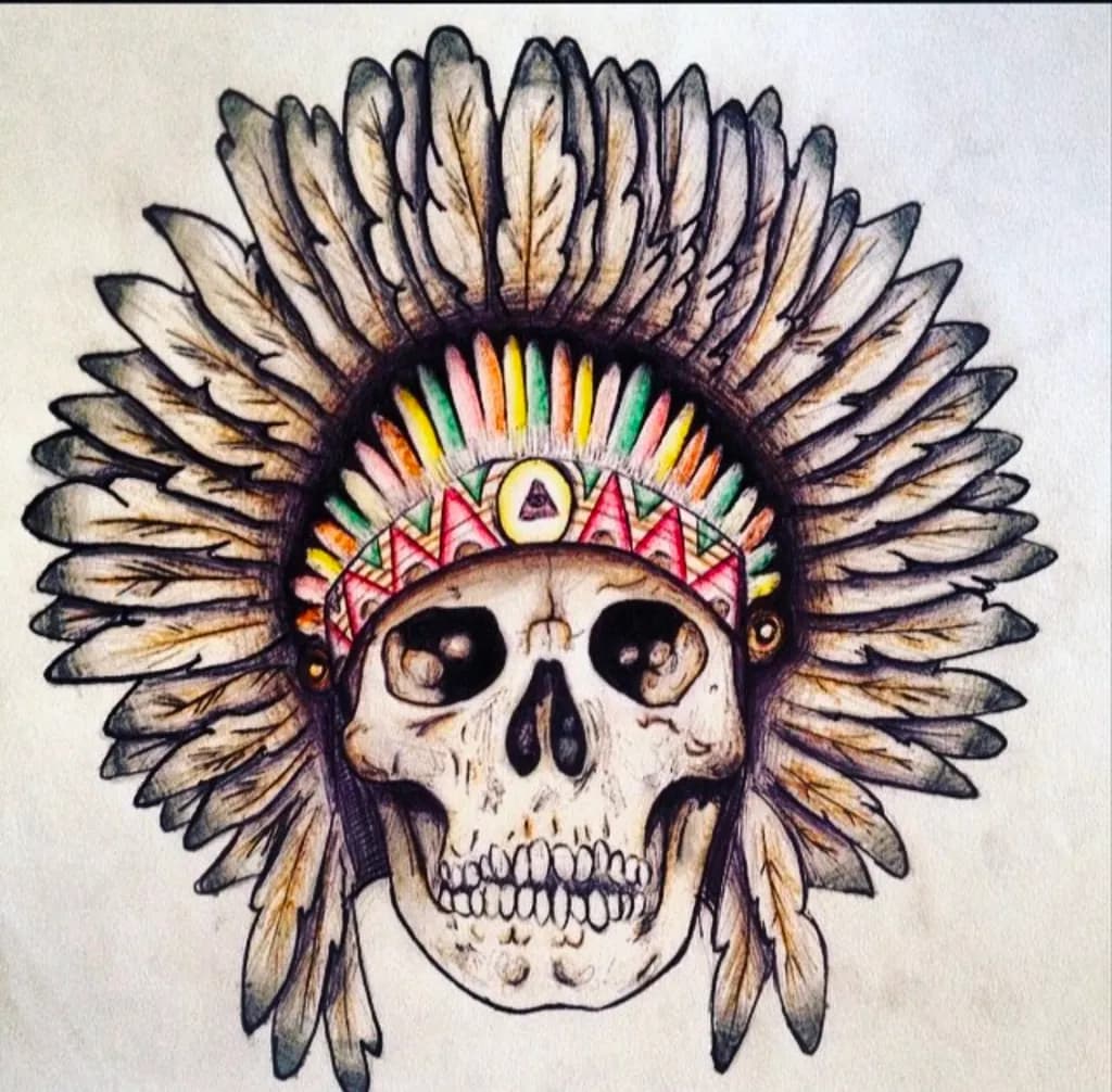 Tribal Skull Headdress